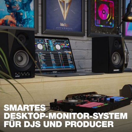 DSM-3 BT | Çift | 3 inç 2x 20W 2-Yollu Bluetooth Özellikli Aktif Stüdyo Referans & DJ Monitörü | Hoparlörü