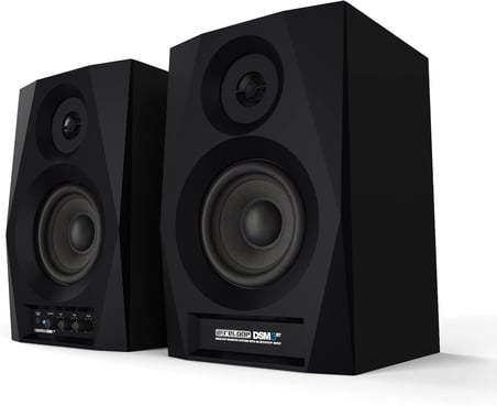 DSM-3 BT | Çift | 3 inç 2x 20W 2-Yollu Bluetooth Özellikli Aktif Stüdyo Referans & DJ Monitörü | Hoparlörü