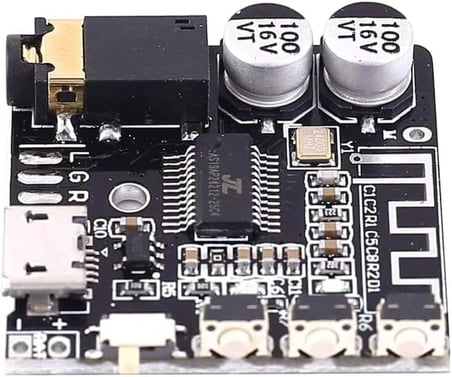 ® Bluetooth 5.0 Ses Müzik Alıcı Modülü Devre Kartı 5V Alıcı 3.5mm Stereo Jack