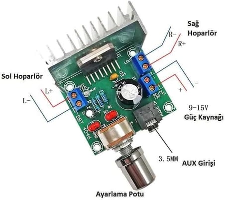 TDA7297 Amfi Devresi