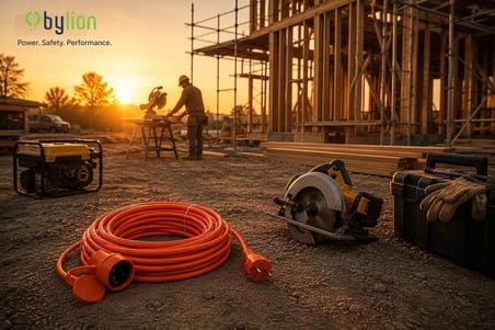 Seyyar Uzatma Kablosu, TTR Kablo, IP44 Koruma, Erkek Dişi Fişli, Seyyar Ara Kablo, Dış Mekan ve İç Mekan, Elektrik Uzatma Kablosu, Ağır Hizmet Tipi, A-Plus Enerji Kablosu (3x1,5 mm²/20 Metre)