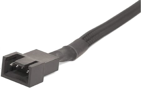 0449 Pwm 4 Pin Y Port Dişi Erkek Anakart 30 Cm 24 Awg Bakır 3 MM Fan Uzatma Güç Kablosu.