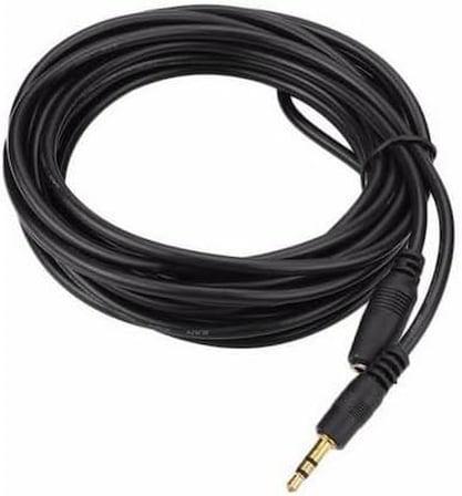 3.5mm Dişi Erkek Kulaklık Stereo Uzatma Kablosu 5 Metre