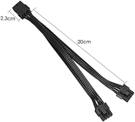 4984 PCI-E 8 Pin Ekran Kartı Express Power Güç Çoklayıcı Y Kablosu