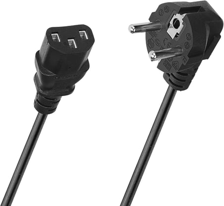 Parcbeny 175P 1.5m 0.75mm 3 Pin x 0.75mm AC Güç Kablosu Lüks Bilgisayar Tv Ses Sistemleri İçin Lüx Power Kablo