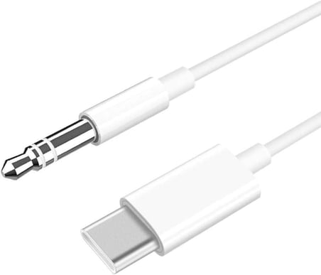 Type-C to Aux Çevirici Type C Aux Dönüştürücü 100 cm Kablo
