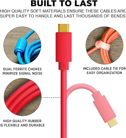 Chroma Cables USB-C to C - 1mt | Green