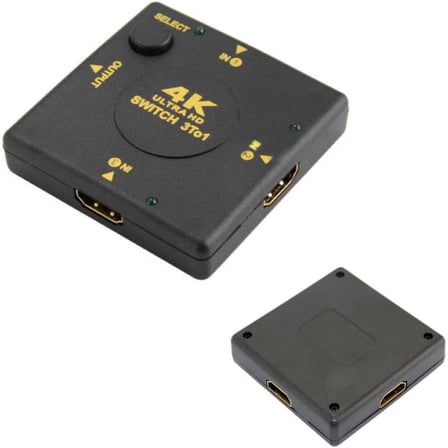 4K Ultra Hd Destekli Hdmi Çoklayıcı Switch 3 Port Çoğaltıcı Uhd