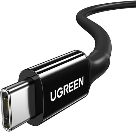 USB-C 100W 5A QC PD Hızlı Şarj Kablosu, 1 Metre, Siyah, 80371