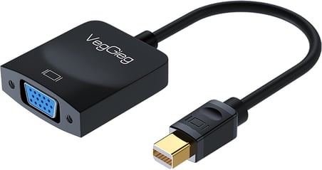 Mini DisplayPort (DP) to VGA Full HD 1080P 60Hz Çevirici Dönüştürücü Adaptör
