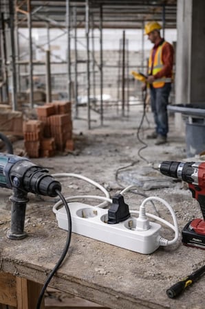 3 Metre Uzatma Kablosu, Topraklı Elektrik Uzatma Kablosu, Dayanıklı PVC Kablolu Güç Uzatma Kablosu, Ev, Ofis, Mutfak, Salon, Çocuk Odası ve Çalışma Alanları İçin, Elektrikli Ev Aletleri