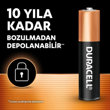 BASIC AAA Alkalin İnce Kalem Pil (10'lu Paket) – 1,5V