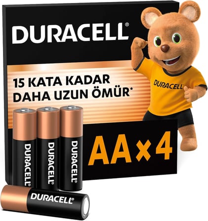 BASIC AA Alkalin Kalem Pil (4'lü Paket) – 1,5V