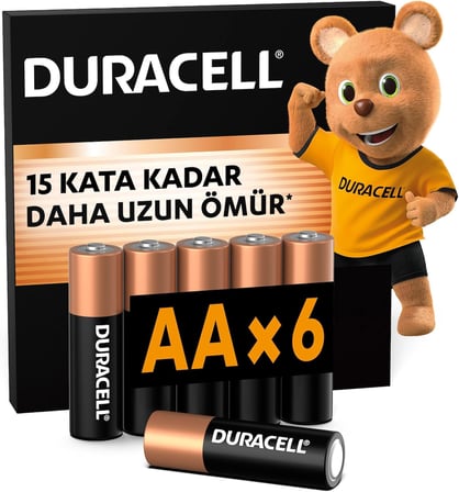 BASIC AA Alkalin Kalem Pil (6’lı paket) – 1,5V