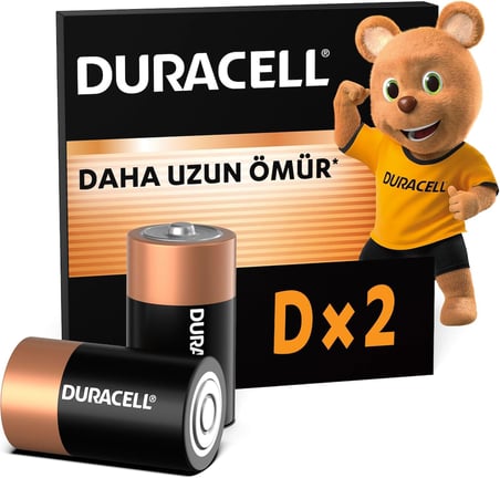 BASIC Alkalin D Pil (2’li Paket)