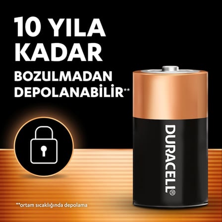 BASIC Alkalin D Pil (2’li Paket)