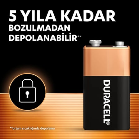 BASIC Alkalin 9V Pil (1'li Paket)