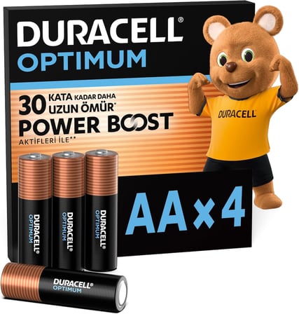 Optimum Aa Alkalin Pil (4'Lü Paket) – 1,5V