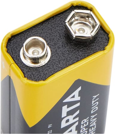 VARTA SUPER HEAVY DUTY 9V PİL - 4'LÜ EKONOMİK PAKET