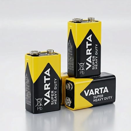 VARTA SUPER HEAVY DUTY 9V PİL - 4'LÜ EKONOMİK PAKET