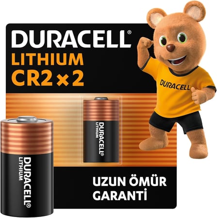 CR2 Yüksek Güçlü Lityum Pil (2'li Paket) 3V (CR15H270)