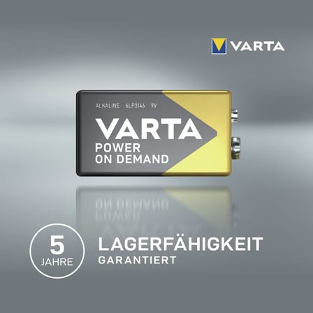 POWER ON DEMAND 9V Bli 4 Adet