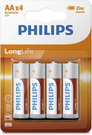 Longlife Çinko Pil AA X4 (R6L4B/10)