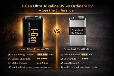 Batteries 6LR61 Ultra Alkalin 9 Volt Pil 9V Kare Pil (1, 9 Volt Tekli)