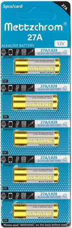 27a 12 Volt Alkalin Pil - Kumanda Pili - 5'li