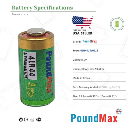 Alkalin 5X 4LR44 (4AG13, L1325), 6V | 1x 5'li paket