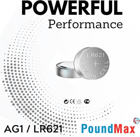 10 Adet AG1(LR621,LR60,364) 1.5V alkalin düğme pil