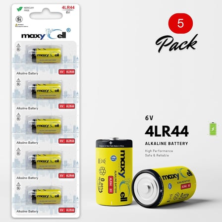 4LR44 6V Alkalin Pil - Köpek Tasmaları, Kameralar, Uzaktan Kumandalar, Glukometreler, Sızdırmaz Tasarım için Yüksek Kapasiteli Uzun Ömürlü Güvenilir Güç Değiştirme 4AG13 A544 PX28A 476A (5
