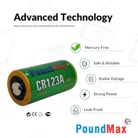 CR123A 3 V DL123A / EL123A / CR123A / CR17345 CR123 Lityum-İyon Fotoğraf Pili