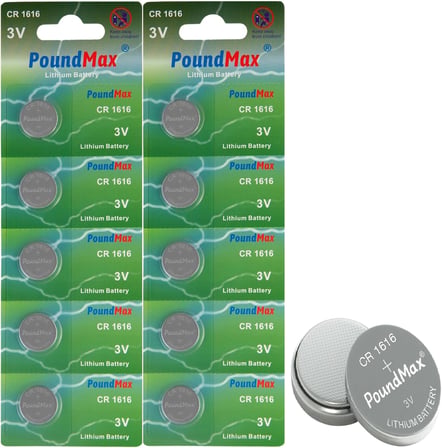 10 Adet 1616 CR1616 DL1616 3V Lityum Madeni Para Pil