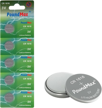 1616 DL1616 3V Lityum Düğmeli Piller (5'li Paket)