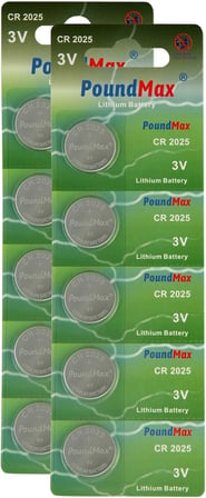 10 lu CR2025,MP058 Düğme Pil