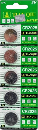 CR-2032 LİTHİUM 3V PİL 5Lİ KART