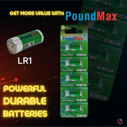 5 adet 910A (LR1) 1.5V Alkalin Pil