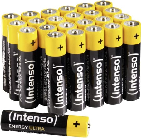 Energy Ultra AAA Micro LR03 alkali pil, 24'lü kutu, sarı-siyah