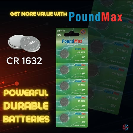 10 x 1632 CR1632 DL1632 3V Lityum Madeni Para Pilleri