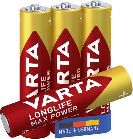 Longlife Max Power 4 x AAA Alkalin Pil
