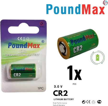 lityum CR-2 (CR17355, CR-2M, DLCR2, KCR2, 6206) özel pil, 3V | 1x 1-paket