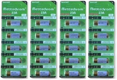 23A 12V Alkalin Pil Garaj Bariyer Kepenk Oyuncak Alarm Kumandası Kapı Zili Pili 20 Adet A23 E23A MN21 MS21 L1028 VA23GA