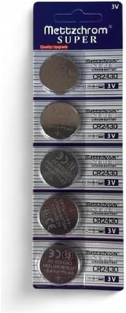CR2430-C5 3V Lityum Düğme Pil 5'li Paket