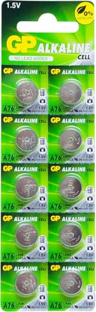 GP GPA76FMTP-2C10 LR44 10LU PAKET ALKALİN PİL