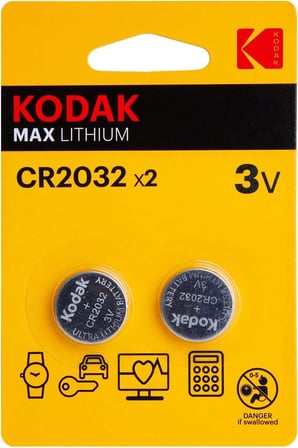 Kodak 2 Adet CR2032 Ultra Lityum Para Pil