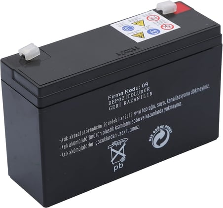 AX6-12 6V Volt - 12Ah Amper Bakımsız Kuru Akü