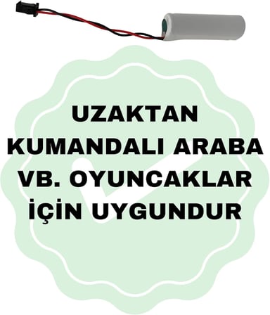 3.7 Volt 800 Mah Şarj Edilebilir Şarjlı Pil Kumandalı Araba Ve Oyuncaklarla Uyumlu Yedek Pil