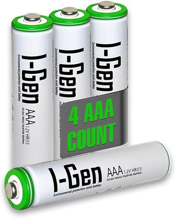 B164 4 Adet Aaa 900 Mah Şarj Edilebilir İ̇Nce Kalem Pil 1.2V Ni-Mh Şarjlı Pil