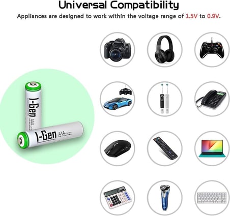 B109 8 Adet Aaa 900 Mah Şarj Edilebilir İ̇Nce Kalem Pil 1.2V Ni-Mh Şarjlı Pil